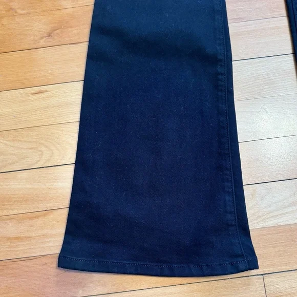 NWT: Loft High Rise Slim Flare Jeans in Jet Black Wash - Picture 3 of 6